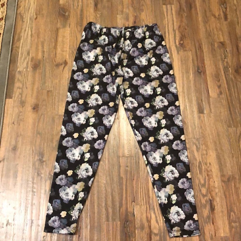 Leggings yoga lounge Rose Flower Pattern Leggings very soft